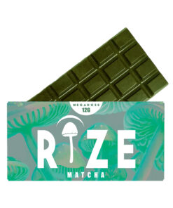 Rize – Matcha Megadose Mushroom Chocolate Bar 12G