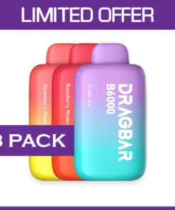 ZOOVOO DRAGBAR – 6000 PUFFS – 3 PACK