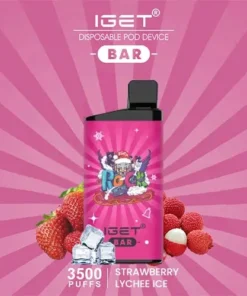 IGET BAR STRAWBERRY LYCHEE – 3500 PUFFS
