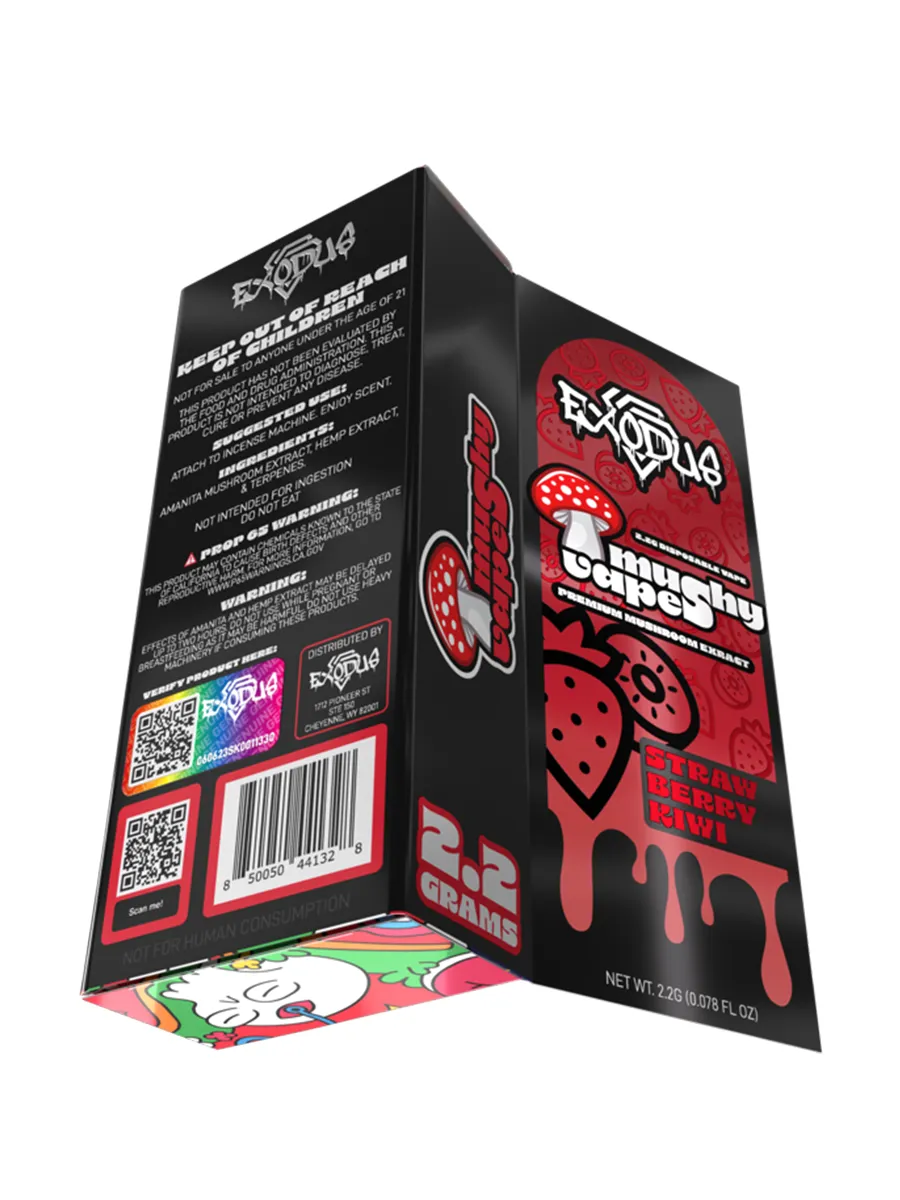Strawberry Kiwi Exodus Mushy Disposable Vape 2.2G - Image 2