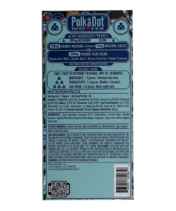 Alternative view of Coconut Bound PolkaDot Mushroom Belgian Dark Chocolate 500mg