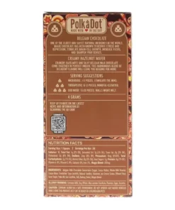 Alternative view of Creamy Hazelnut Wafer PolkaDot Mushroom Belgian White Chocolate 200mg Per Piece