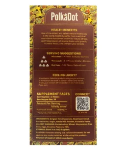 Alternative view of Dubai Chocolate PolkaDot Mushroom Belgian Milk Chocolate 250G
