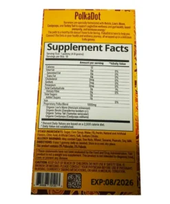 Alternative view of Mango Sorbet PolkaDot Belgian Shroom Blend Gummies 4G