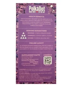 Alternative view of Milky Way PolkaDot Mushroom Belgian Milk Chocolate 250mg Per Piece