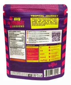 Alternative view of Tropical Punch Tropical Journey Exodus My Shroom Mushy Gummies 10pcs 40G