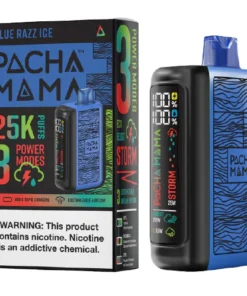 Blue Razz Ice Disposable Vape (25000 Puffs) by Pachamama 25K
