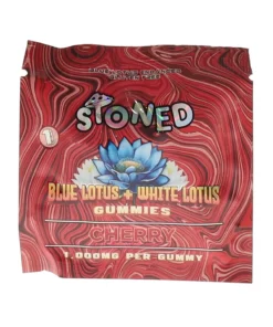 Cherry Stoned Blue Lotus + White Lotus Gummies 1000mg 1ct