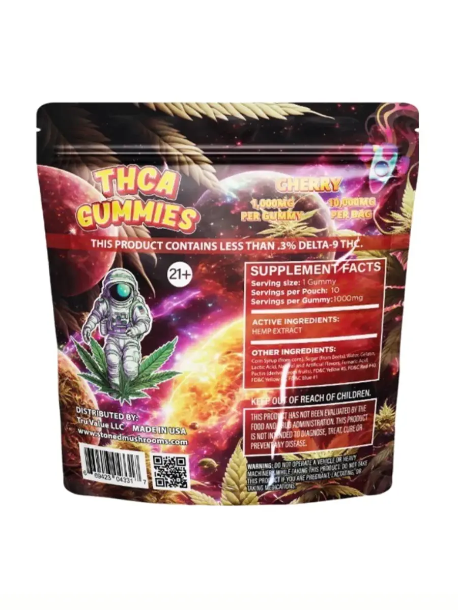 Cherry Stoned THC-A Gummies 10000MG - Image 2