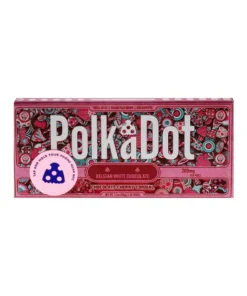 Chocolate Cherry Cordial PolkaDot Mushroom Belgian White Chocolate 200mg Per Piece