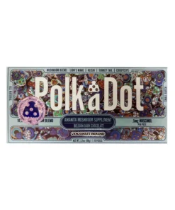 Coconut Bound PolkaDot Mushroom Belgian Dark Chocolate 500mg