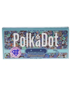 Coconut Bound PolkaDot Mushroom Belgian Dark Chocolate 250mg