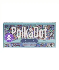 Coconut Bound PolkaDot Mushroom Belgian White Chocolate 200mg Per Piece
