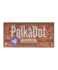 Creamy Hazelnut Wafer PolkaDot Mushroom Belgian White Chocolate 200mg Per Piece