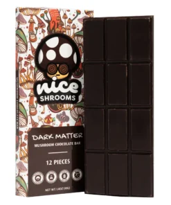 Nice Shrooms Dark Matter Mushroom Chocolate Bar