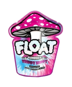 Trippy Hippy Pink Pineapple Float Mushroom Gummies + Delta 9 THC 100mg
