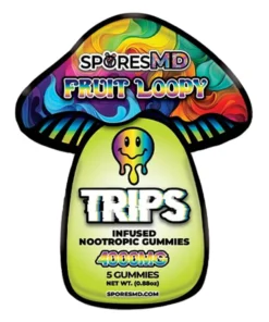Fruit Loopy SporesMD Trips Infused Nootropic Gummies 5Pcs