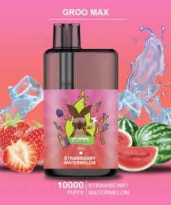 GROO MAX – STRAWBERRY WATERMELON – 10000 PUFFS