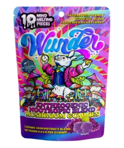 Grape Wunder High Potency Entheogenic Nootropic Blend Mushroom Gummies 12G