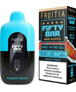 Hawaii’n Punch Disposable Vape (20000 Puffs) by Fruitia x Fifty Bar