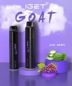 IGET GOAT ALOE GRAPE – 5000 PUFFS