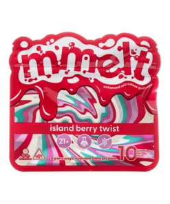 Island Berry Twist Mmelt Shroom Enhanced Microdose Gummies 6G
