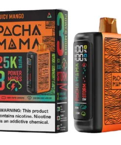 Juicy Mango Disposable Vape (25000 Puffs) by Pachamama 25K