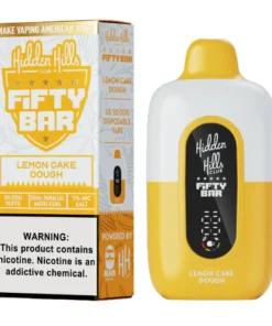 Lemon Cake Dough Disposable Vape (20000 Puffs) by Hidden Hills x Fifty Bar