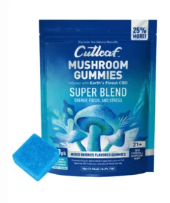 Mixed Berries Cutleaf Super Blend Mushroom Gummies 10ct 10G