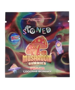 Peach Stoned Amanita Muscaria Mushroom Gummies 1000MG