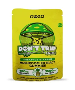 Pineapple Starship Dozo Don’t Trip Mushroom Gummies 3500MG