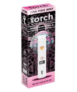 Pink Pixie Dust Torch Mind Melt Mushroom x THC-A Blend White Series Vape 3.5G