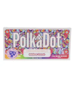 Rainbow Crunch PolkaDot Mushroom Belgian Milk Chocolate 250mg