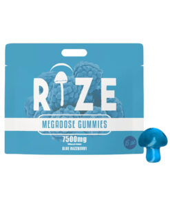Rize – Blue Razzberry Mushroom Gummies – 7500mg – 15ct