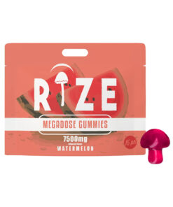 Rize – Watermelon Megadose Mushroom Gummies 7500mg – 15ct
