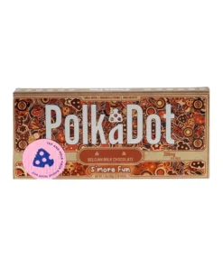 S’More Fun PolkaDot Mushroom Belgian Milk Chocolate 200mg Per Piece