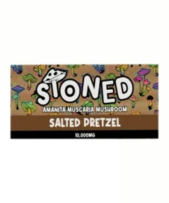 Salted Pretzel Stoned Amanita Muscaria Mushroom Chocolate 10000MG