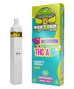 Smurf’s Dream Dozo Mushroom Extract + THC-A Disposable 2.5G