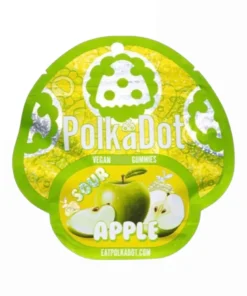 Sour Apple Polkadot Vegan Gummies 4G