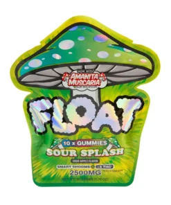Sour Splash Float Mushroom Gummies + Delta 9 THC 2500mg