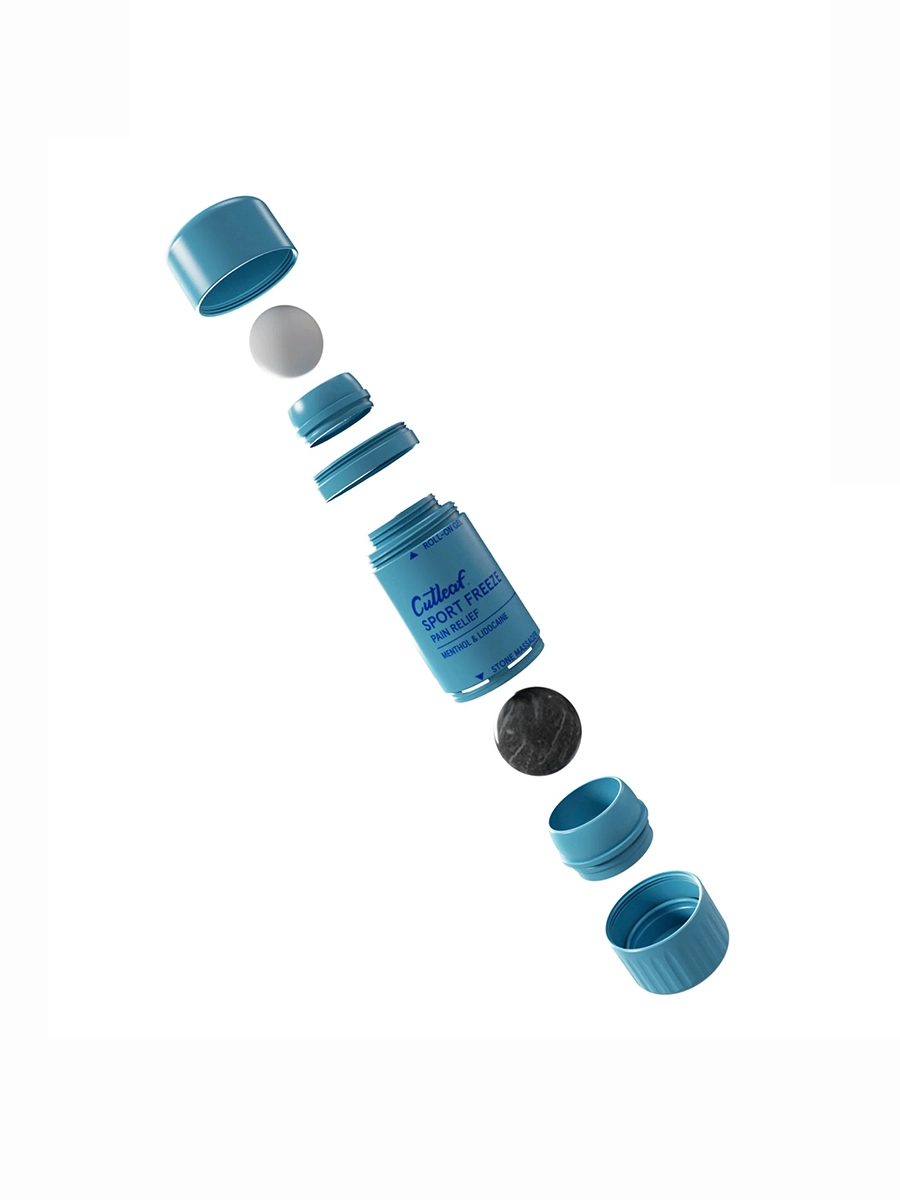 Sports Freeze Menthol and Lidocain Cutleaf Mushroom Hemp Roll On 2000mg - Image 2