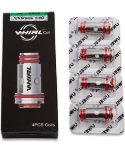 Uwell Whirl Replacement Coils (0.6ohm & 1.8ohm) for Whirl 20, Whirl 22 Starter Kit (4 Pack)