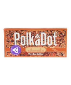 Viet Ice Coffee PolkaDot Mushroom Belgian White Chocolate 200mg Per Piece