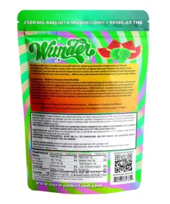 Alternative view of Watermelon Wunder Amanita Muscaria Mushroom + Kava Gummies 2500mg