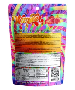 Alternative view of Grape Wunder Entheogenic Nootropic Blend Amanita Mushroom Gummies 7500mg