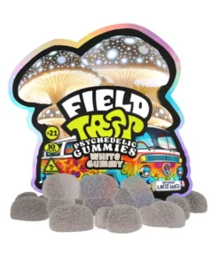 White Gummy Field Trip Psychedelic Mushroom Gummies
