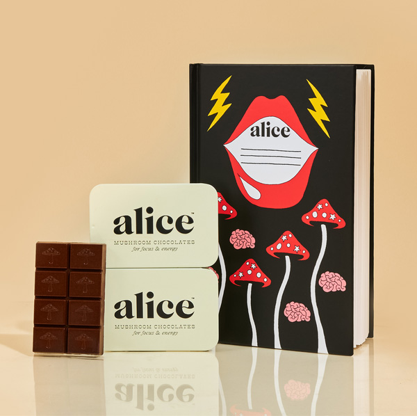 Alice Mushrooms Brainstorm Chocolate Bar - Image 4