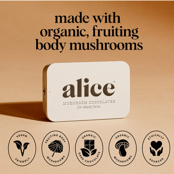 Alice Mushrooms Brainstorm Chocolate Bar - Image 5