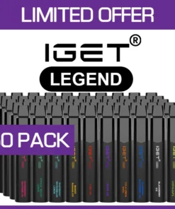 IGET LEGEND – 4000 PUFFS – 50 PACK