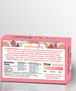Alternative view of Shroomiez Milk Chocolate Bar